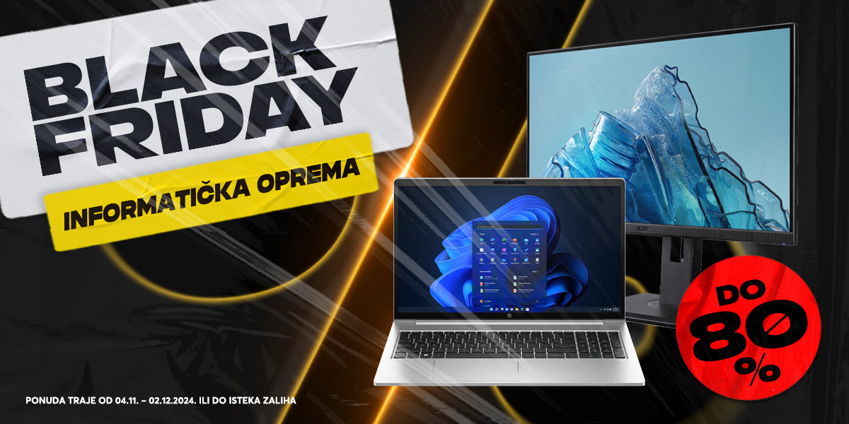 Black Friday popusti na informatičku opremu