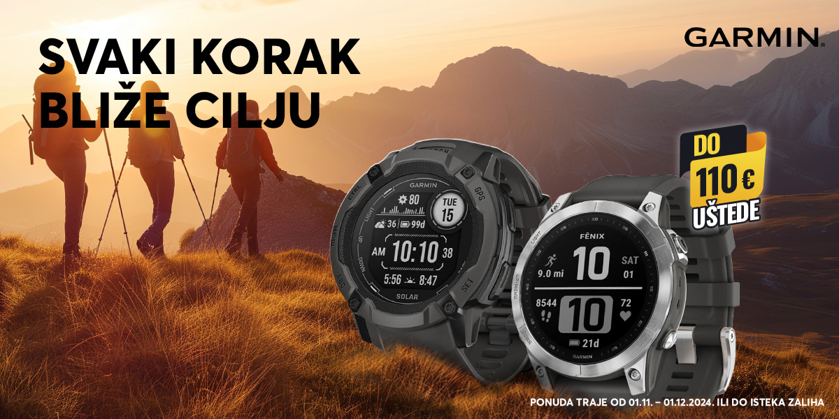 Garmin akcija satova - do 110 € uštede