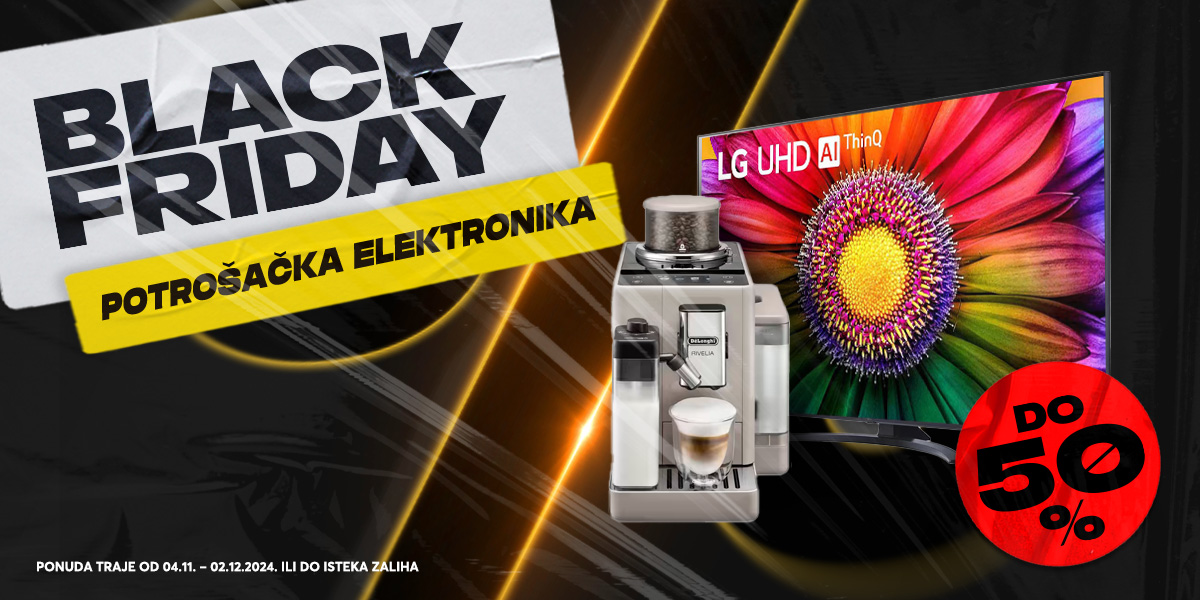 Black Friday popusti na potrošačku elektroniku