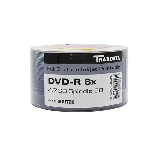 DVD-R medij TRAXDATA 4.7GB  8x speed Spindle 50/1 printable Supersize