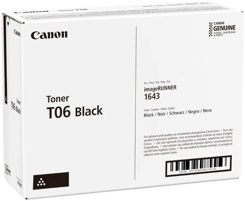 Toner CANON T06 Black original