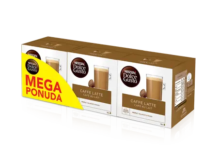 NESCAFE Dolce Gusto Cafe Au Lait (48 kapsula) MEGAPACK