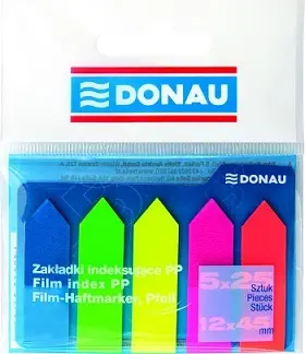 Zastavica 45x12mm 5x25 listova film poluprozirni Donau strelica 5 boja