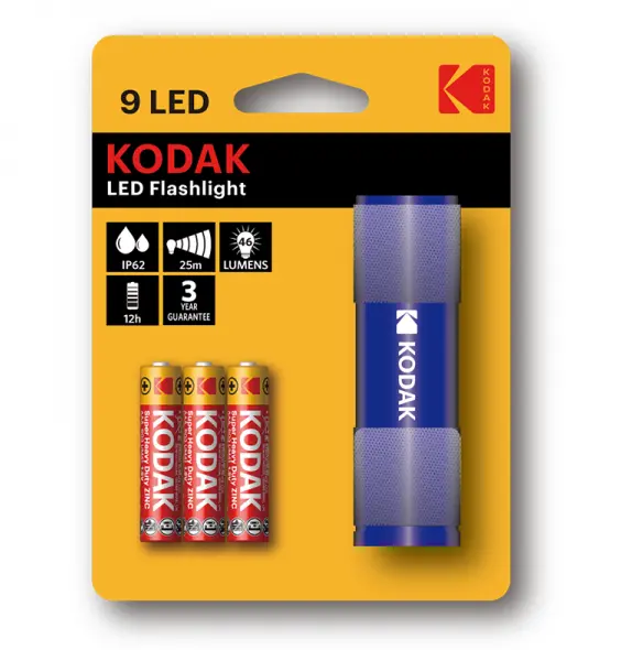 Svjetiljka Kodak 9 LED Flashlight plava