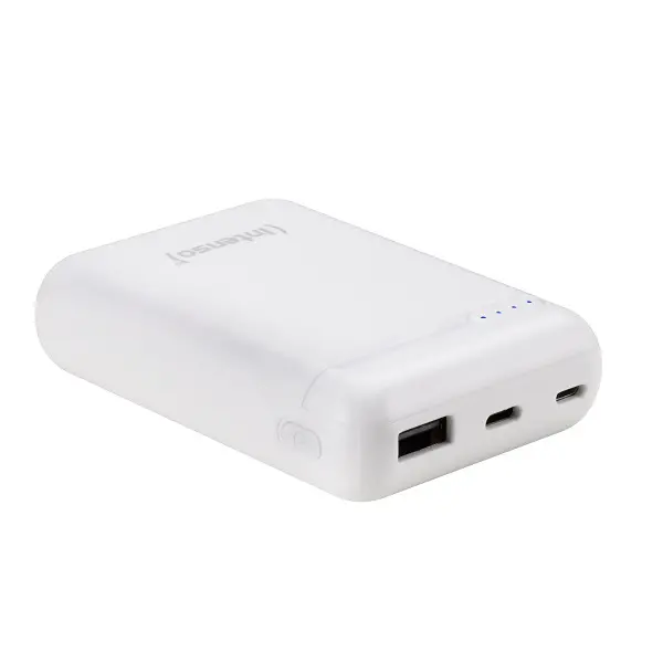 Power Bank 10000mAh INTENSO XS10000 - Micro USB + USB-C - White