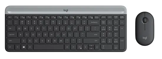 Tipkovnica LOGITECH MK470 Wireless Desktop (tipkovnica+miš) Graphite