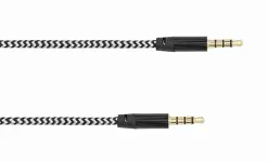 Kabel 3.5mm Stereo Jack-M<=>3.5mm Stereo Jack-M  1.5m Fruity crni SBOX