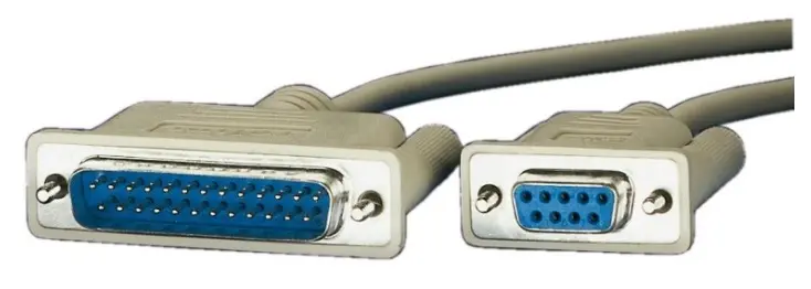 Kabel serijski DB9-Ž<=>DB25-M 1.8m - ROLINE