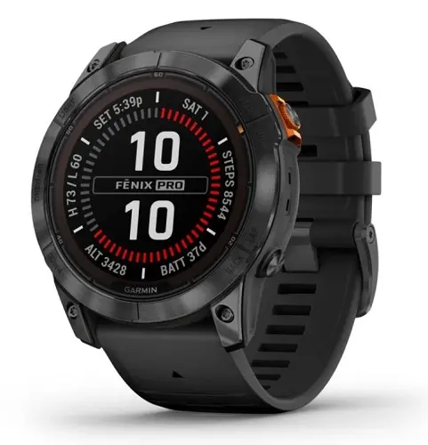 Smart watch GARMIN Fenix 7X Pro Solar Tamnosivi s crnim remenom - 010-02778-01