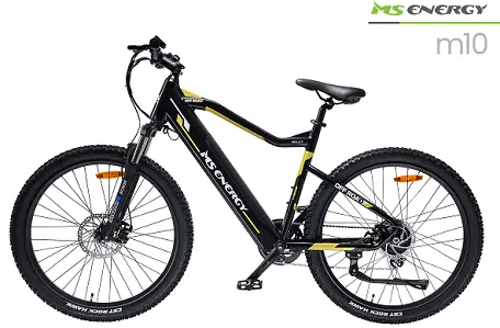 Bicikl električni MS Energy e-Bike m10 - crni