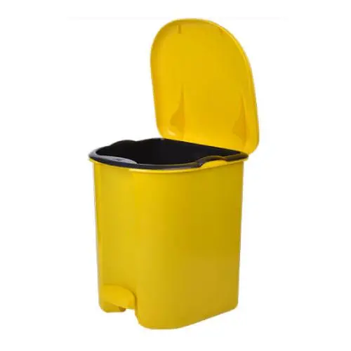 Kanta za otpatke s pedalom pvc 17l sort