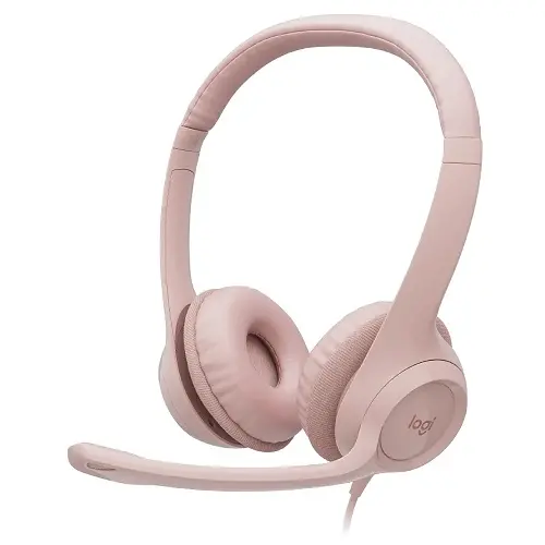 Slušalice+mikrofon LOGITECH H390 USB - roze