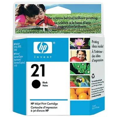 Tinta HP C9351AE Black No.21 original