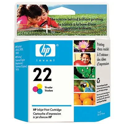 Tinta HP C9352AE Tri-color No.22 original