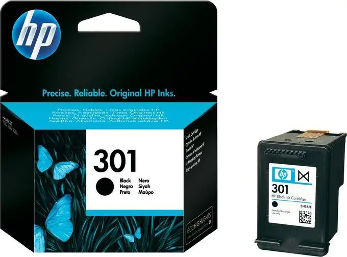 Tinta HP CH561EE Black No.301 original