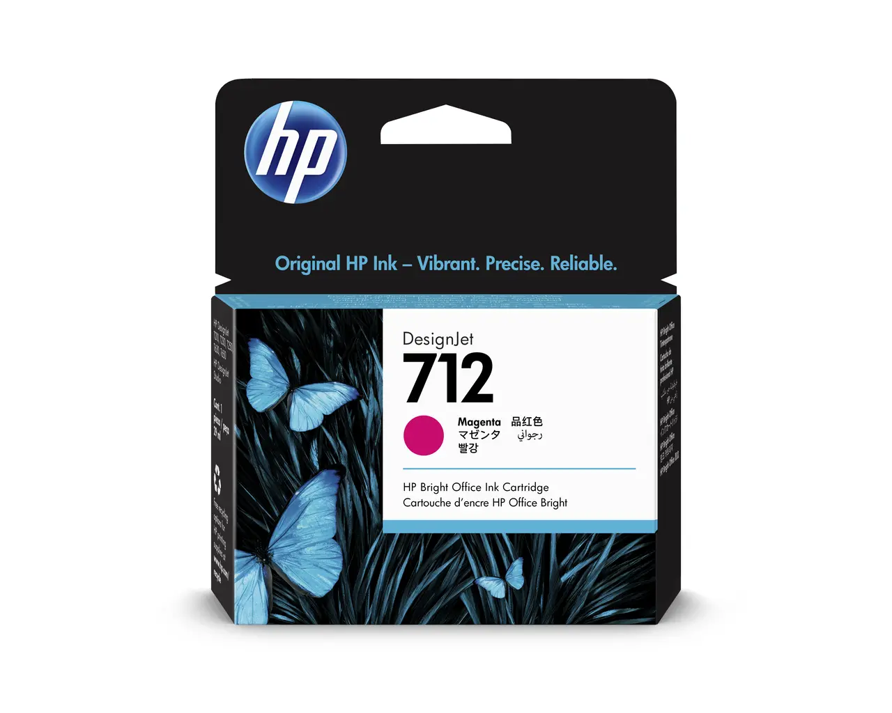 Tinta HP 3ED68A Magenta No.712