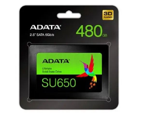 SSD 2.5" SATA-3  480GB ADATA SU650 3D Nand