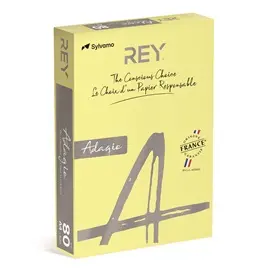 Papir fotokopirni color  A4  80gr Rey Adagio pastel žuti 49 500/1