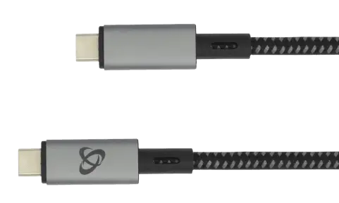 Kabel USB tip C-M<=>USB tip C-M  1.5m 100W 10Gbps crni