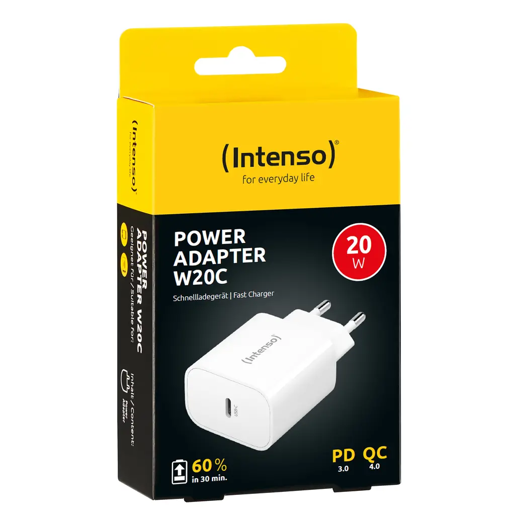 Adapter za napajanje INTENSO - kućni punjač USB Type-C 20W