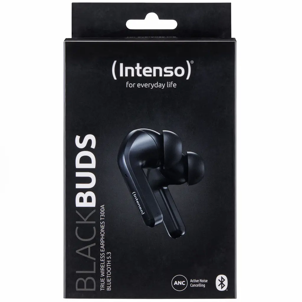 Slušalice+mikrofon INTENSO Buds ANC - black