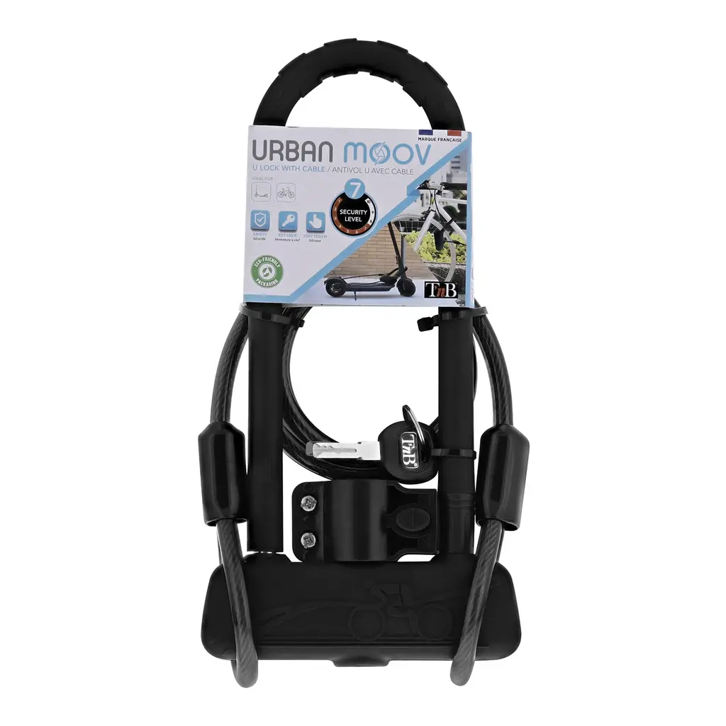 Romobil oprema - sigurnosni lokot mehanički U-Lock XL za bicikl / e-scooter