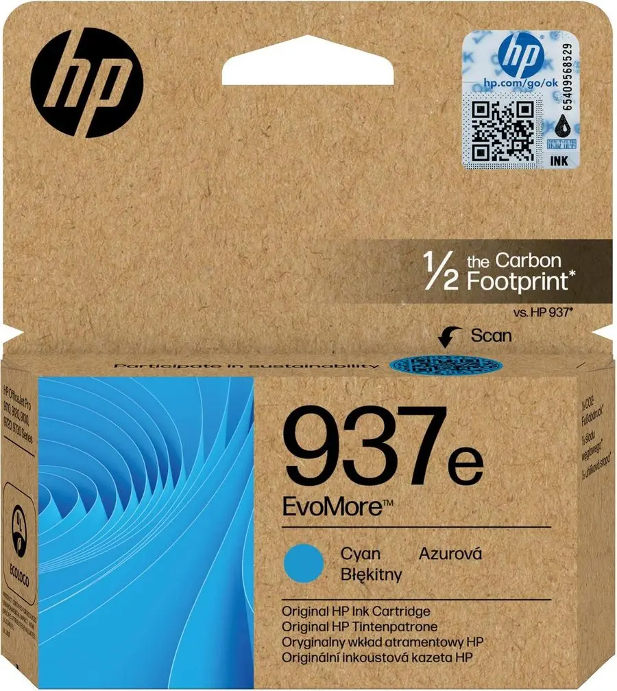 Tinta HP 4S6W6NE Cyan No.937e (MMG)