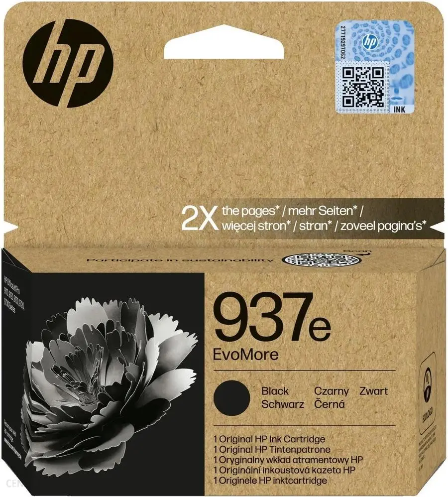 Tinta HP 4S6W9NE Black No.937e (MMG)