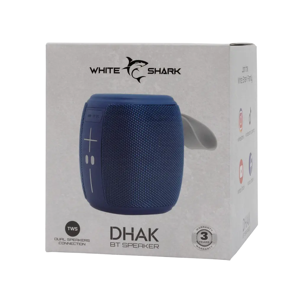 Zvučnik WHITE SHARK GBT-888 DHAK Bluetooth - plavi