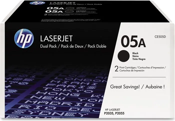 Toner HP CE505D Pak 2/1 original