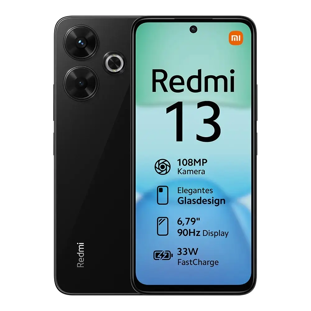 Mobitel XIAOMI Redmi 13 6GB 128GB DualSIM - Midnight Black + GRATIS Xiaomi Buds 3 Star Wars Edition