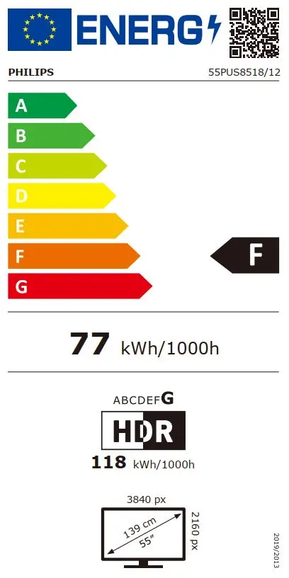 TV PHILIPS 55PUS8518/12, LED, 55", 139cm, UHD, SMART, Ambilight