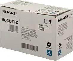 Toner SHARP MX-C30GTC Cyan