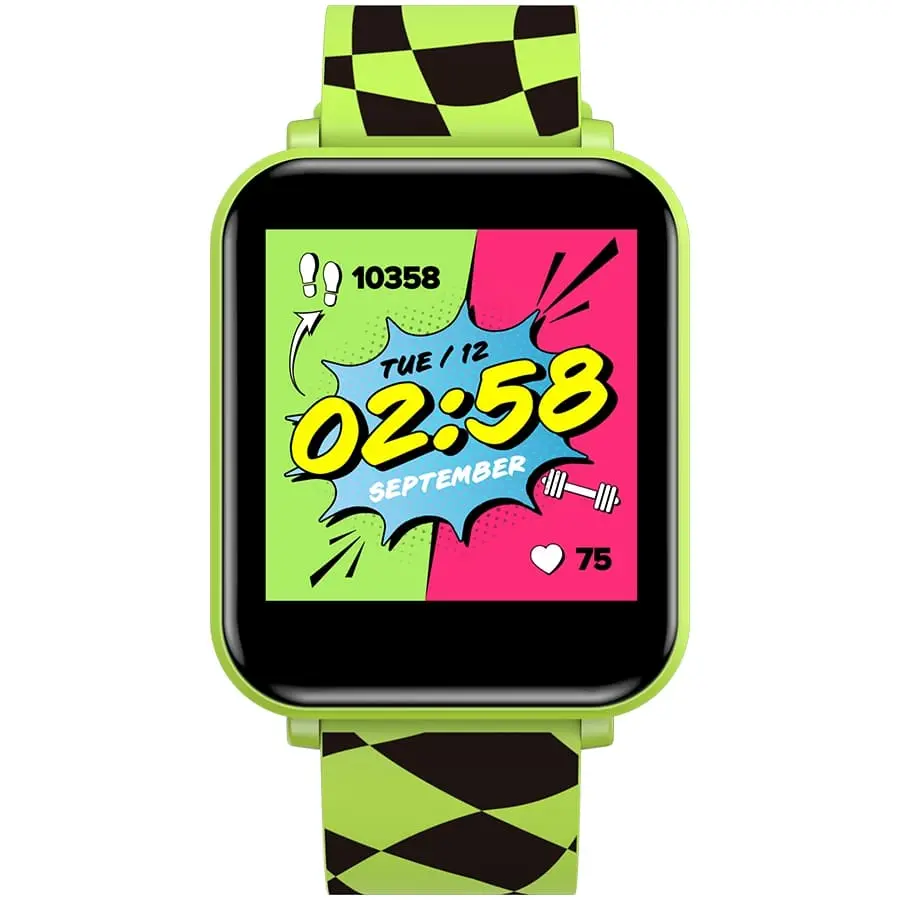 Smart watch CANYON Joyce KW-43 Kids 1.54" Dual BT Music, zeleni