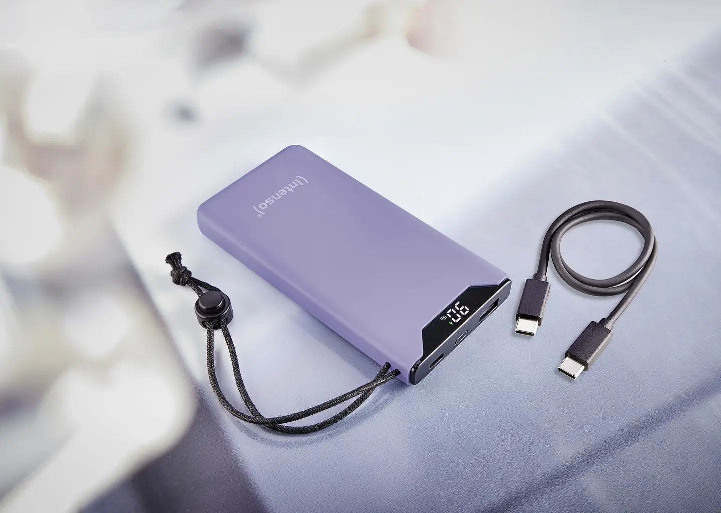 Power Bank 10000mAh INTENSO F10000 - USB - purple