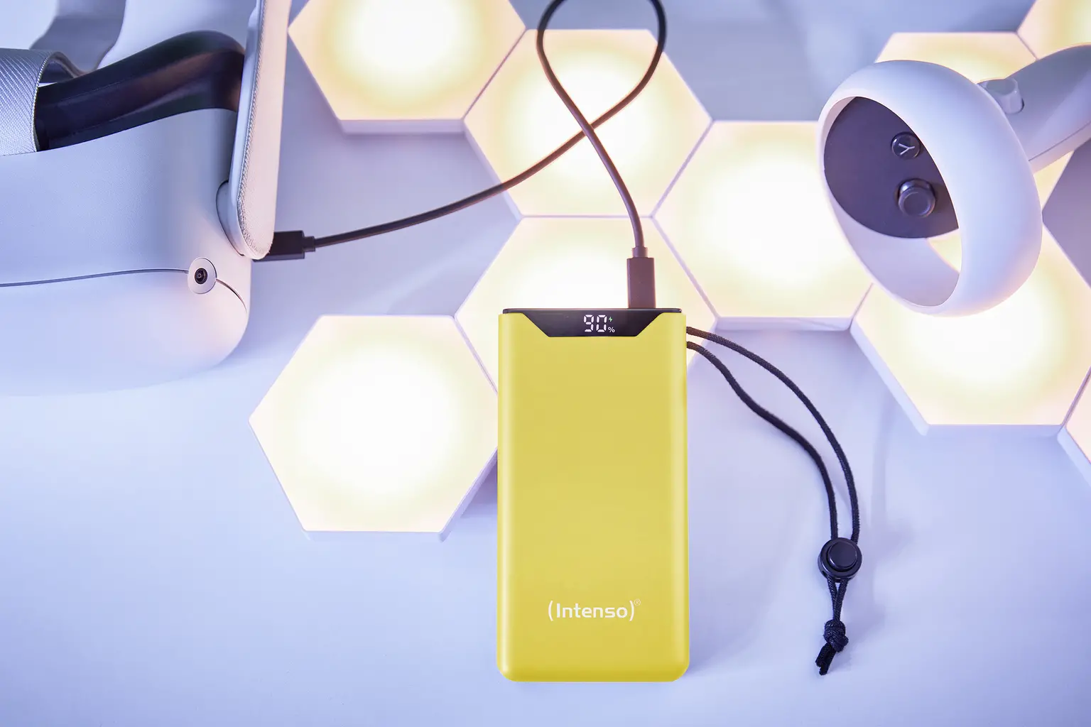 Power Bank 10000mAh INTENSO F10000 - USB - yellow