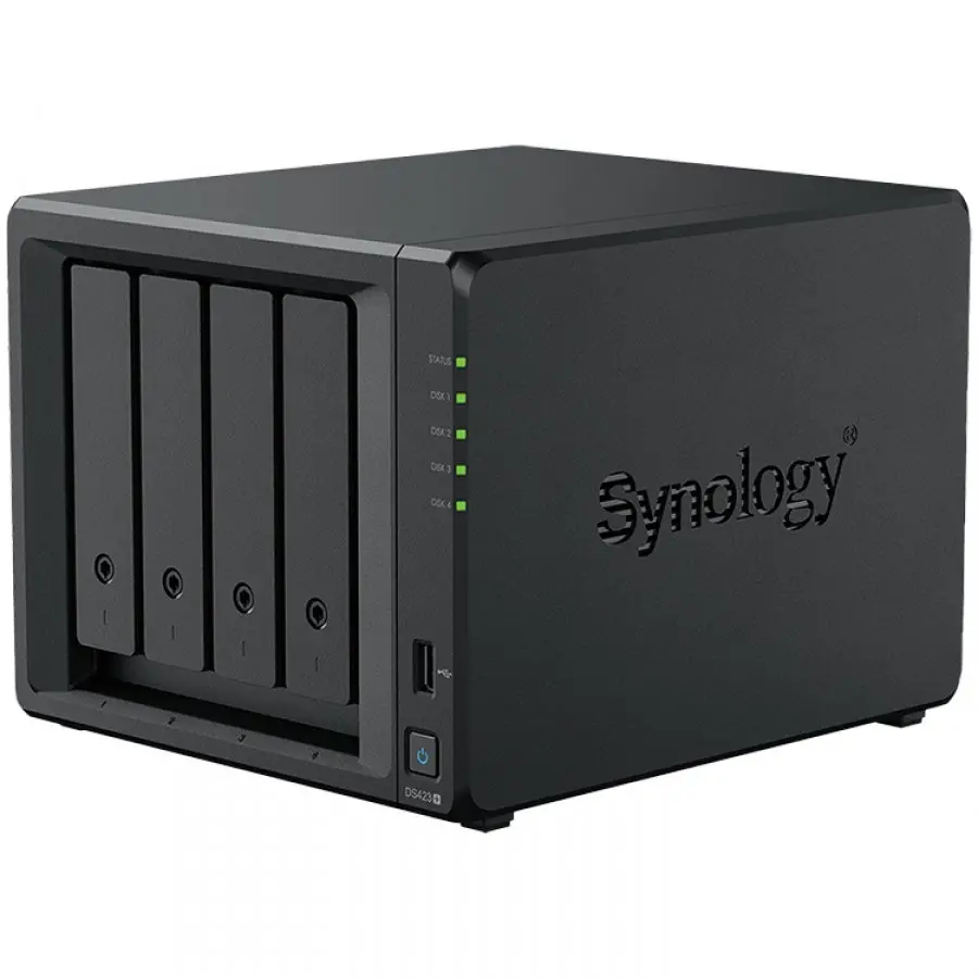 NAS SYNOLOGY DS423+ DiskStation 4-bay 2.5"/3.5" HDD/SSD Hot Swappable HDD + NVMe