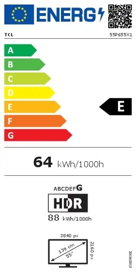 TV TCL 55P655, LED, 55", 140cm, UHD, Google TV