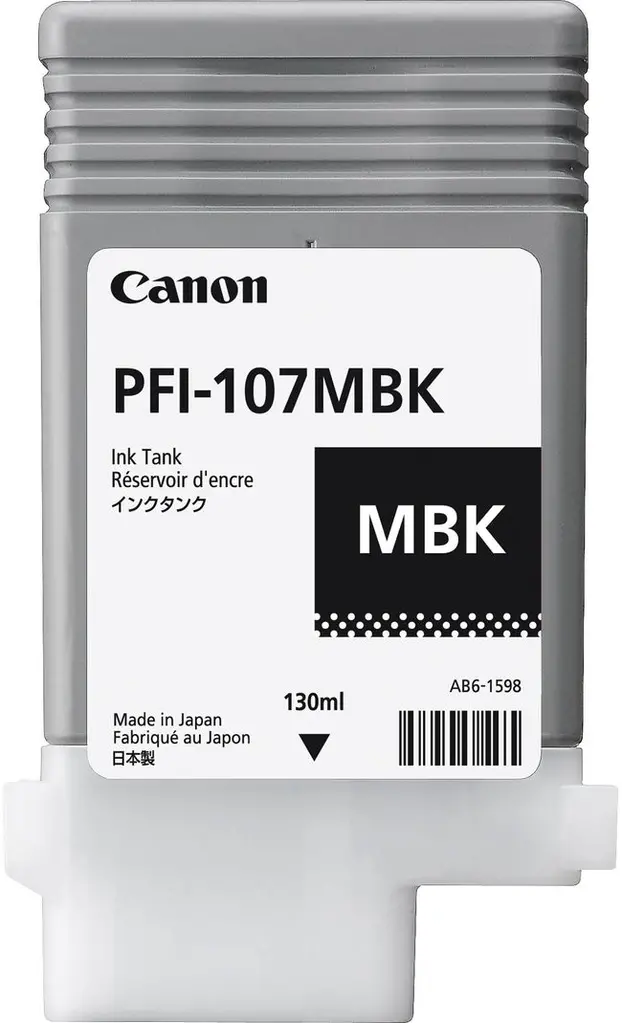 Tinta CANON PFI-107MBK Mat Black original