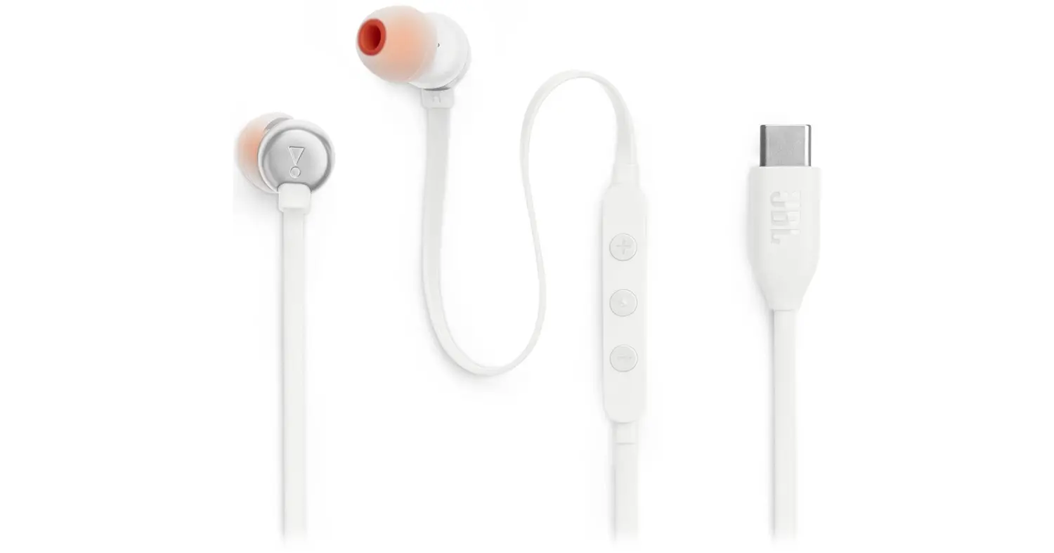 Slušalice+mikrofon JBL Tune 310c USB-C white