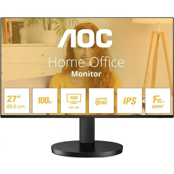 Monitor LCD 27" AOC27B3HA2  IPS VGA HDMI zvučnici 100Hz