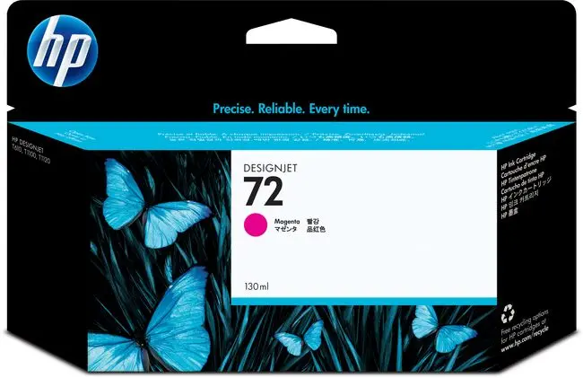 Tinta HP C9372A Magenta No.72 original