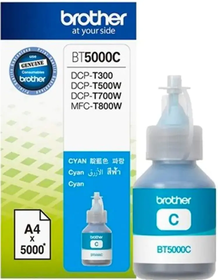 Tinta BROTHER BT-5000 Cyan original