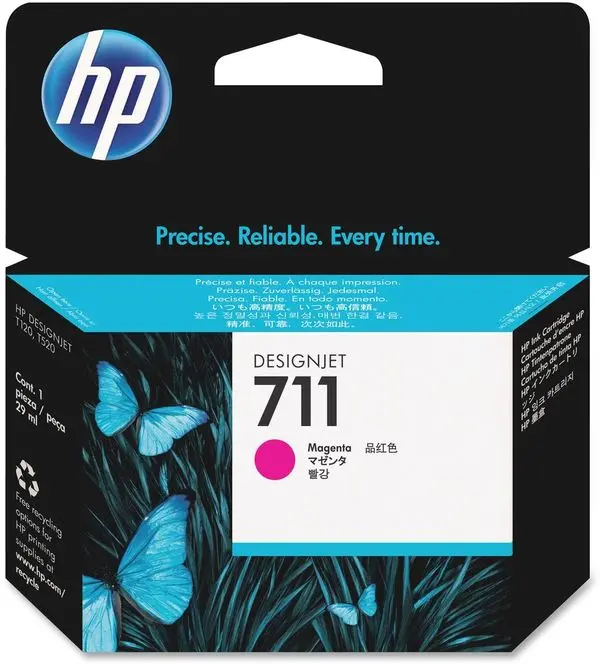 Tinta HP CZ131A Magenta No.711 original