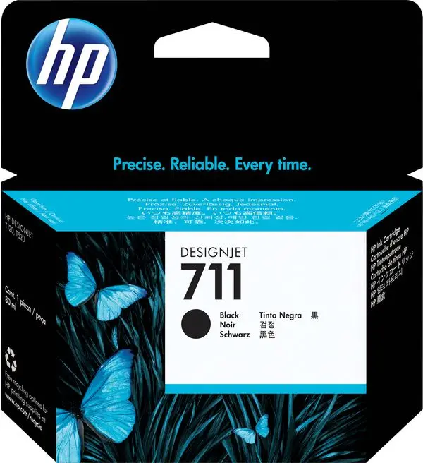 Tinta HP CZ133A Black No.711 original