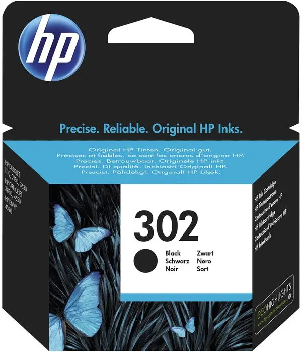 Tinta HP F6U66AE Black No.302 original