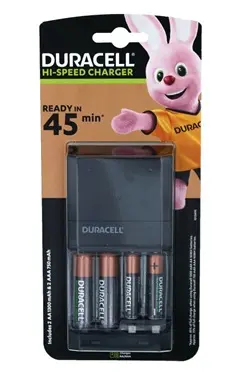 Punjač baterija DURACELL brzi 45 min CEF 27 +2 kom AA 1300mAh +2 kom AAA 750mAh