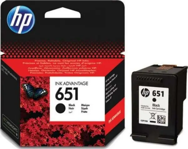 Tinta HP C2P10AE Black No.651 original