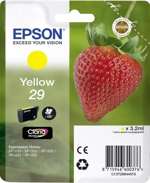 Tinta EPSON T29844010 Yellow  29 - Claria Home Ink original