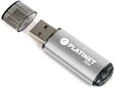 USB 2.0 Flash drive  16GB PLATINET PENDRIVE X-Depo - Silver